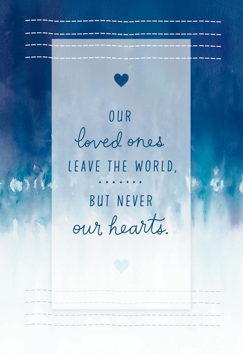 Still in Our Hearts Sympathy Card