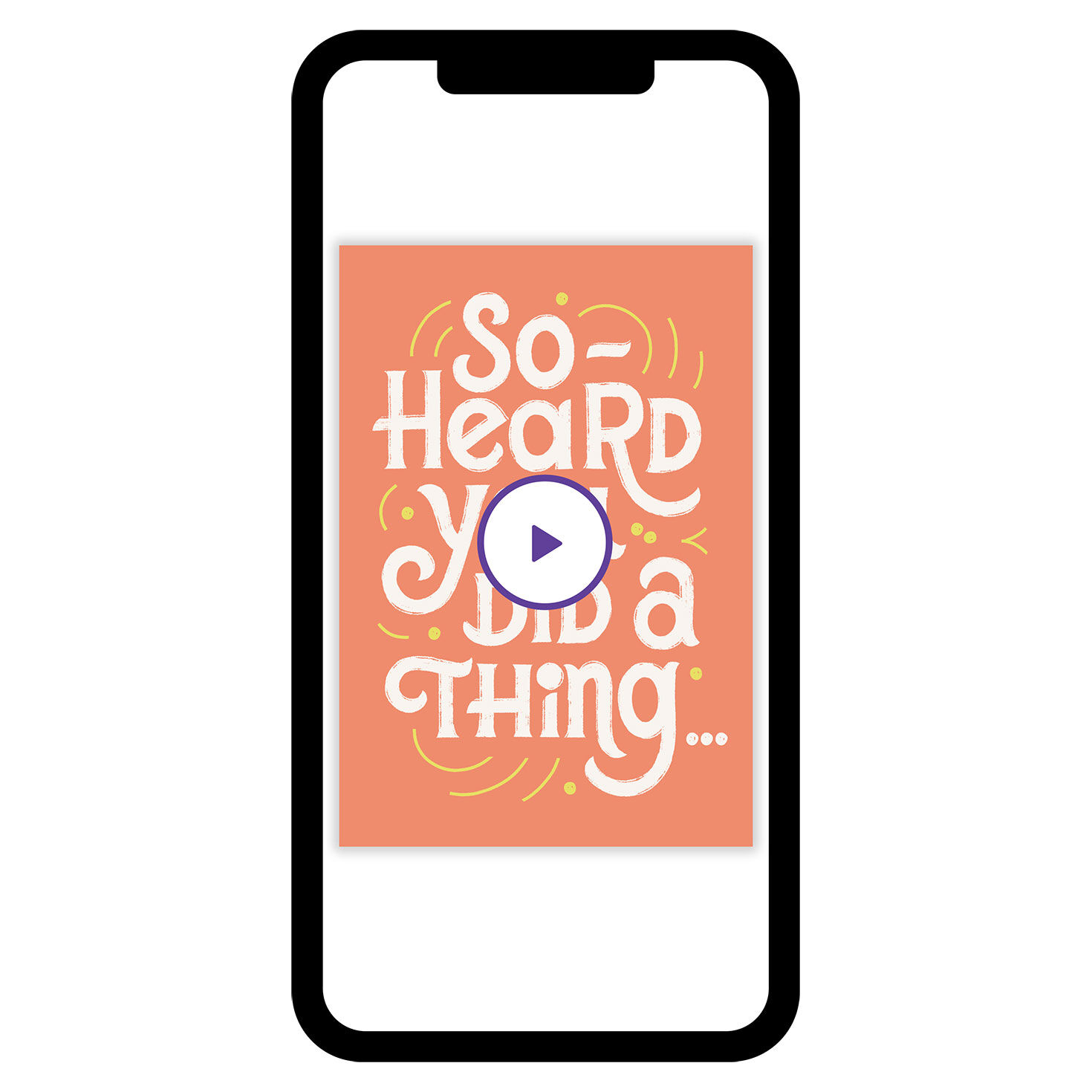 Heard You Did a Thing Congratulations eCard