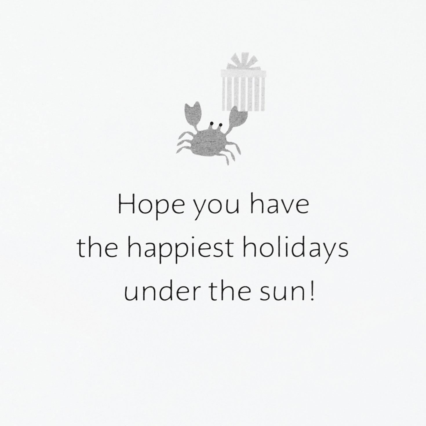 Tropical Santa Boxed Christmas Cards Pack Sentiment image number 4