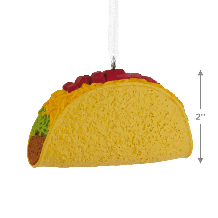 Taco Christmas Ornament measurement image number 3