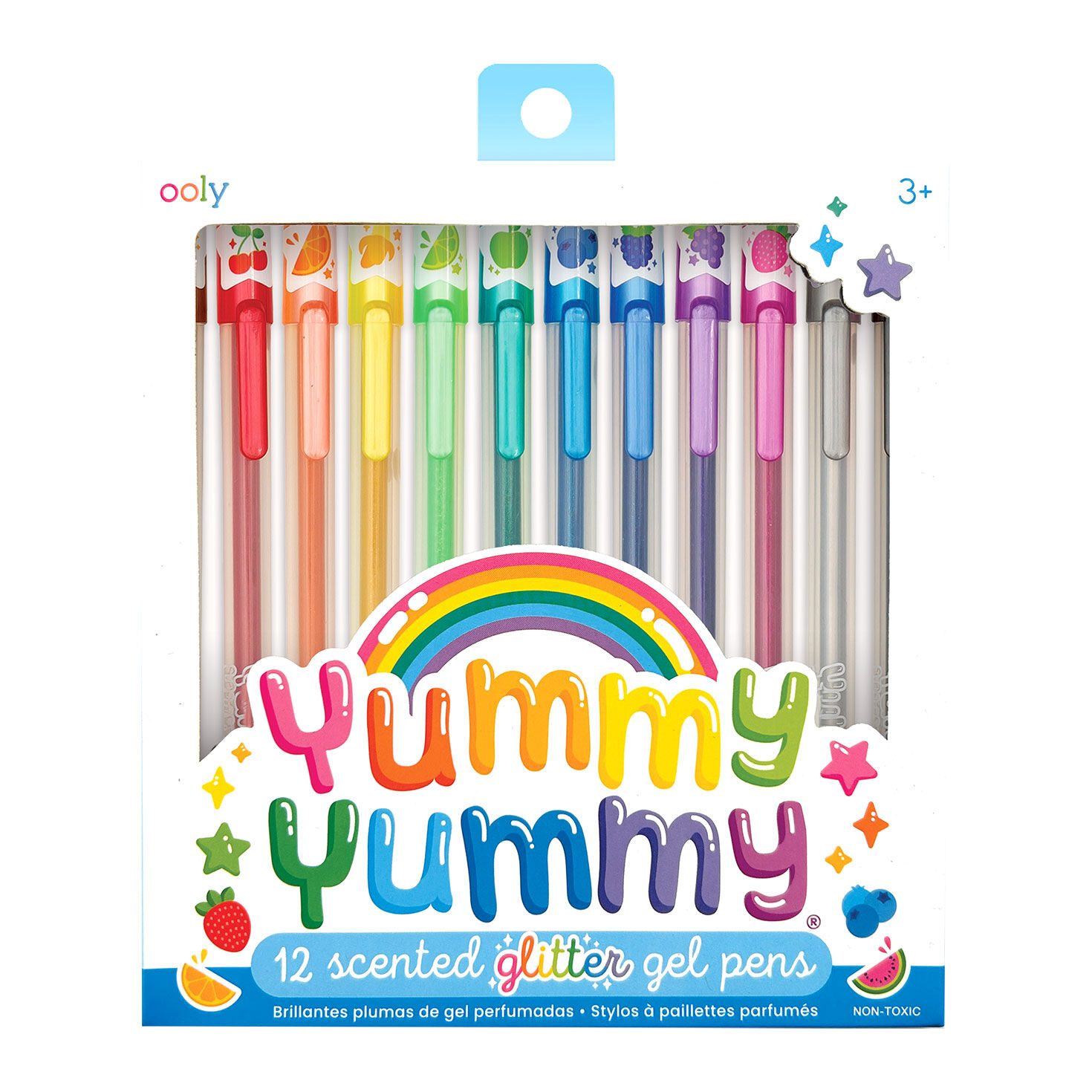 Ooly Yummy Yummy Scented Glitter Gel Pens, 12-count