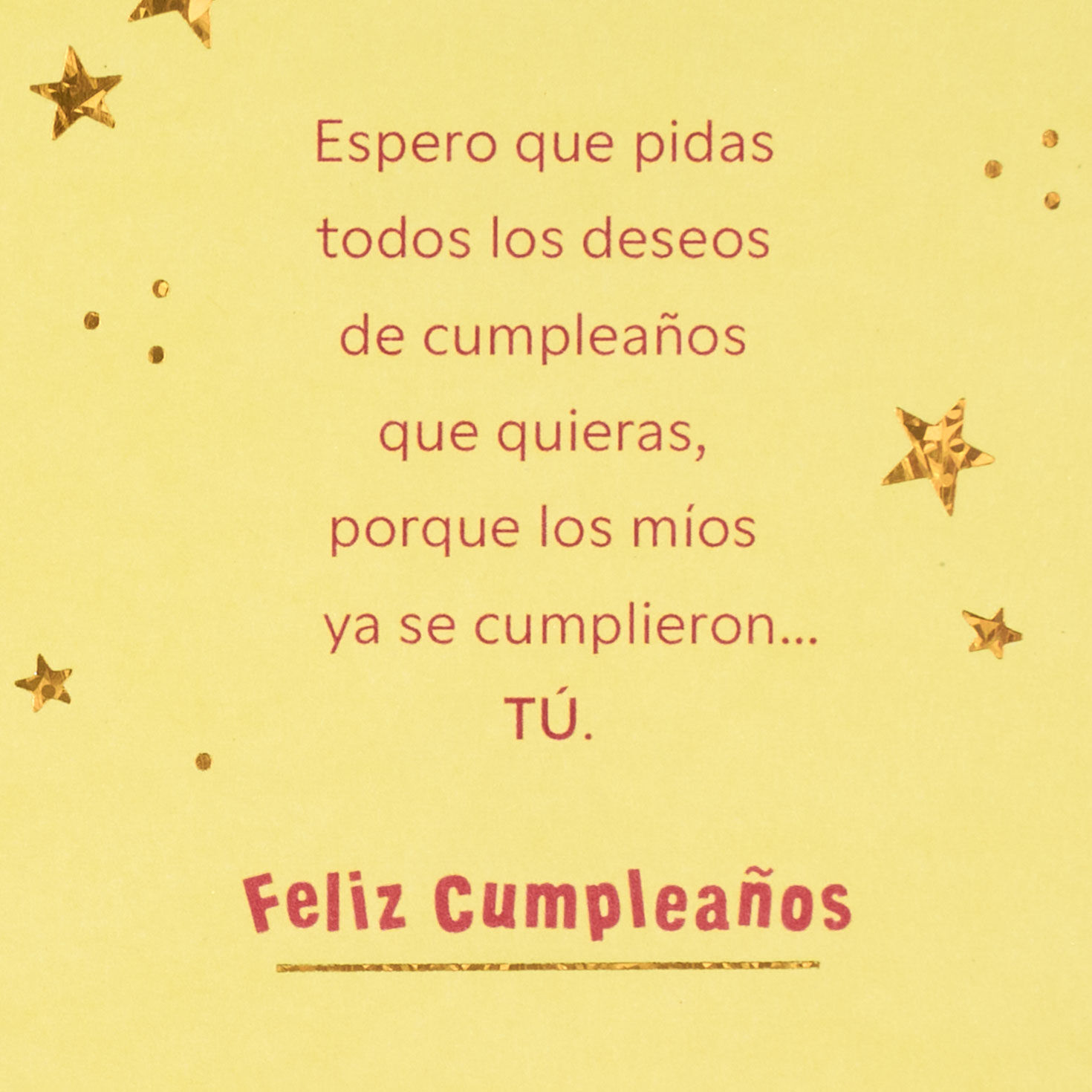 Letter Candles on Cake Daughter Birthday Card in Spanish Sentiment image number 2