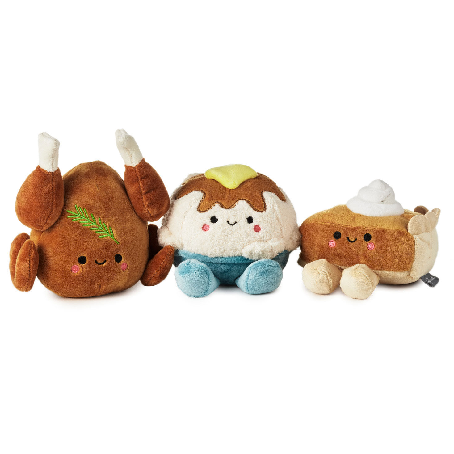 Better Together Holiday Feast Magnetic Plush, Set of 3