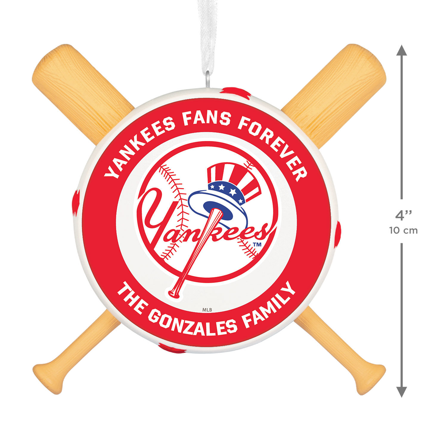MLB New York Yankees™ Baseball Personalized Ornament