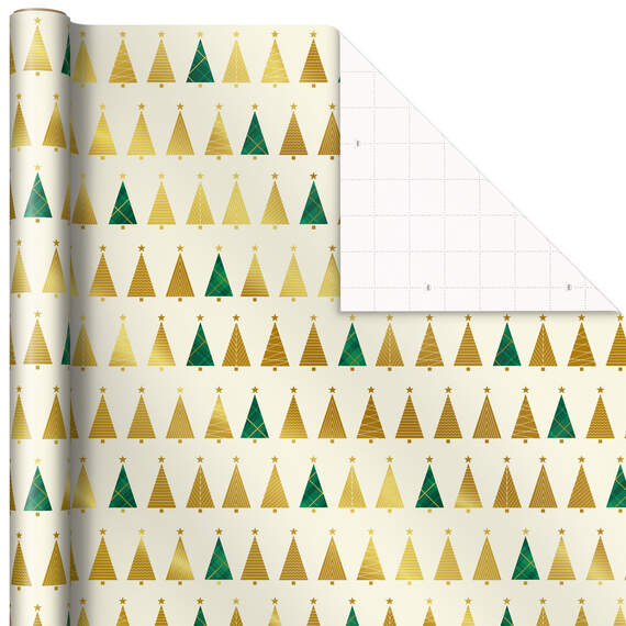 Gold and Green 3-Pack Christmas Wrapping Paper Assortment, 120 sq. ft., , large image number 5