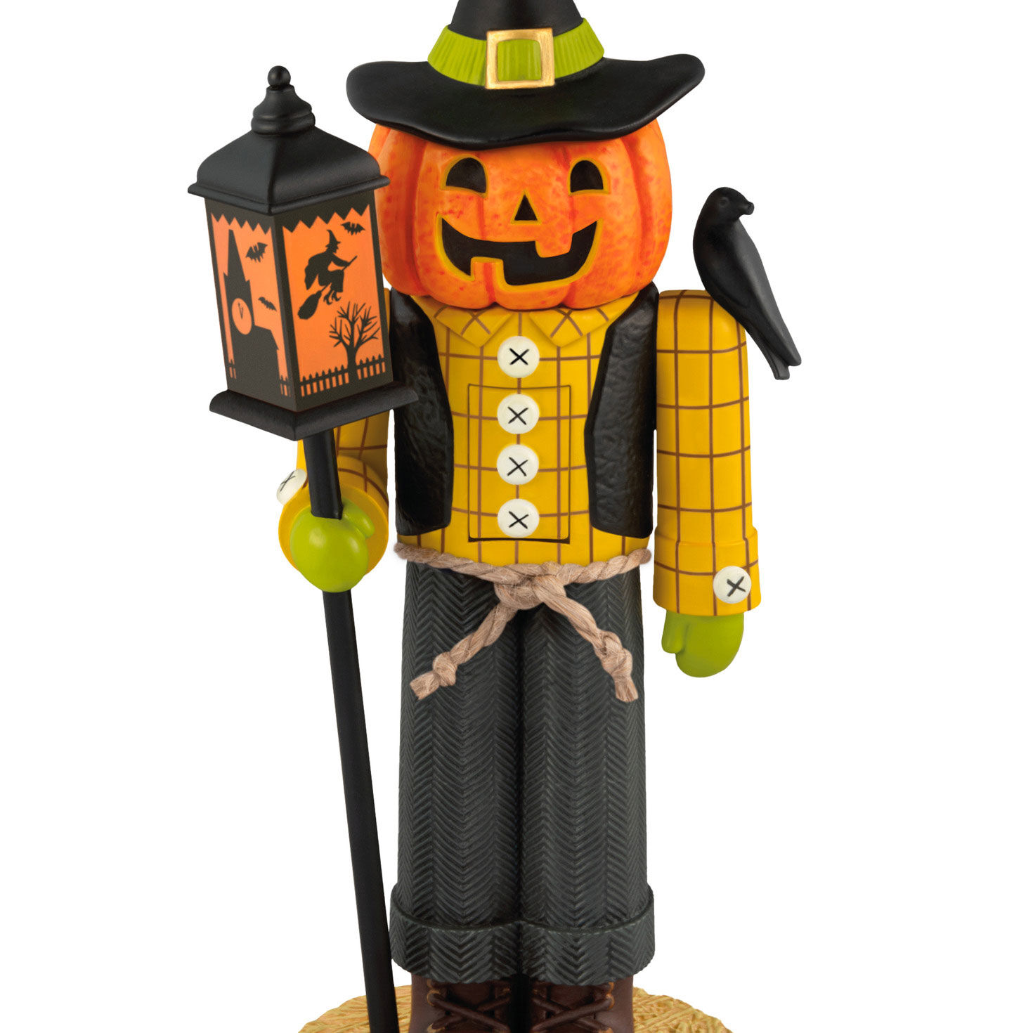 Halloween Scarecrow Nutcracker Keepsake Ornament  image number 3