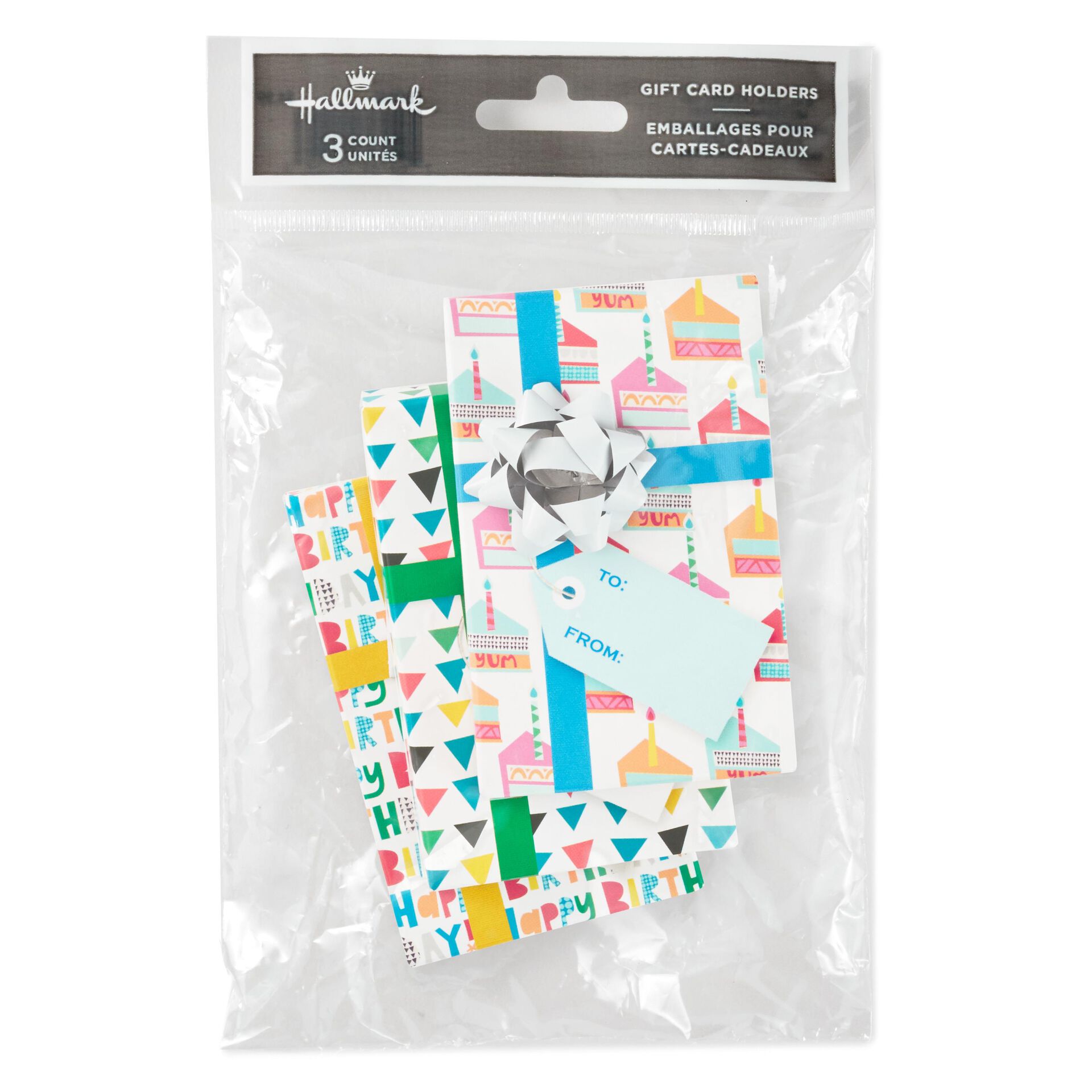 Assorted Birthday Gift Card Holder Boxes Pack Of 3 Gift Card Holders Hallmark