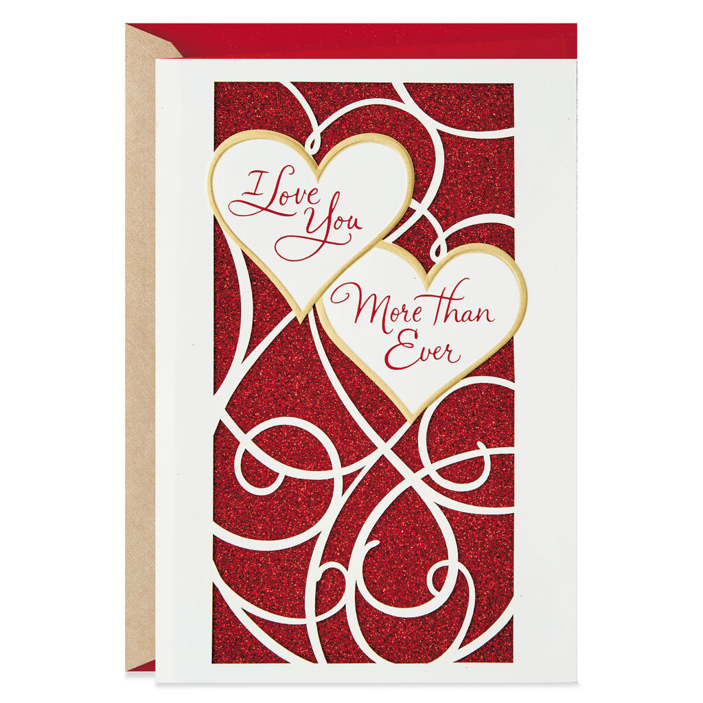 Love You More Than Ever Valentine S Day Card Greeting Cards Hallmark