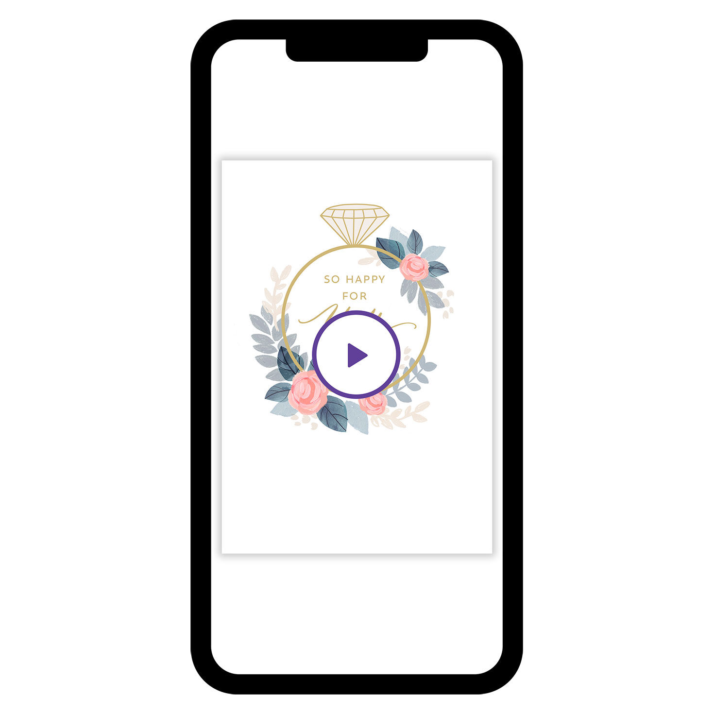 So Happy for You Engagement eCard