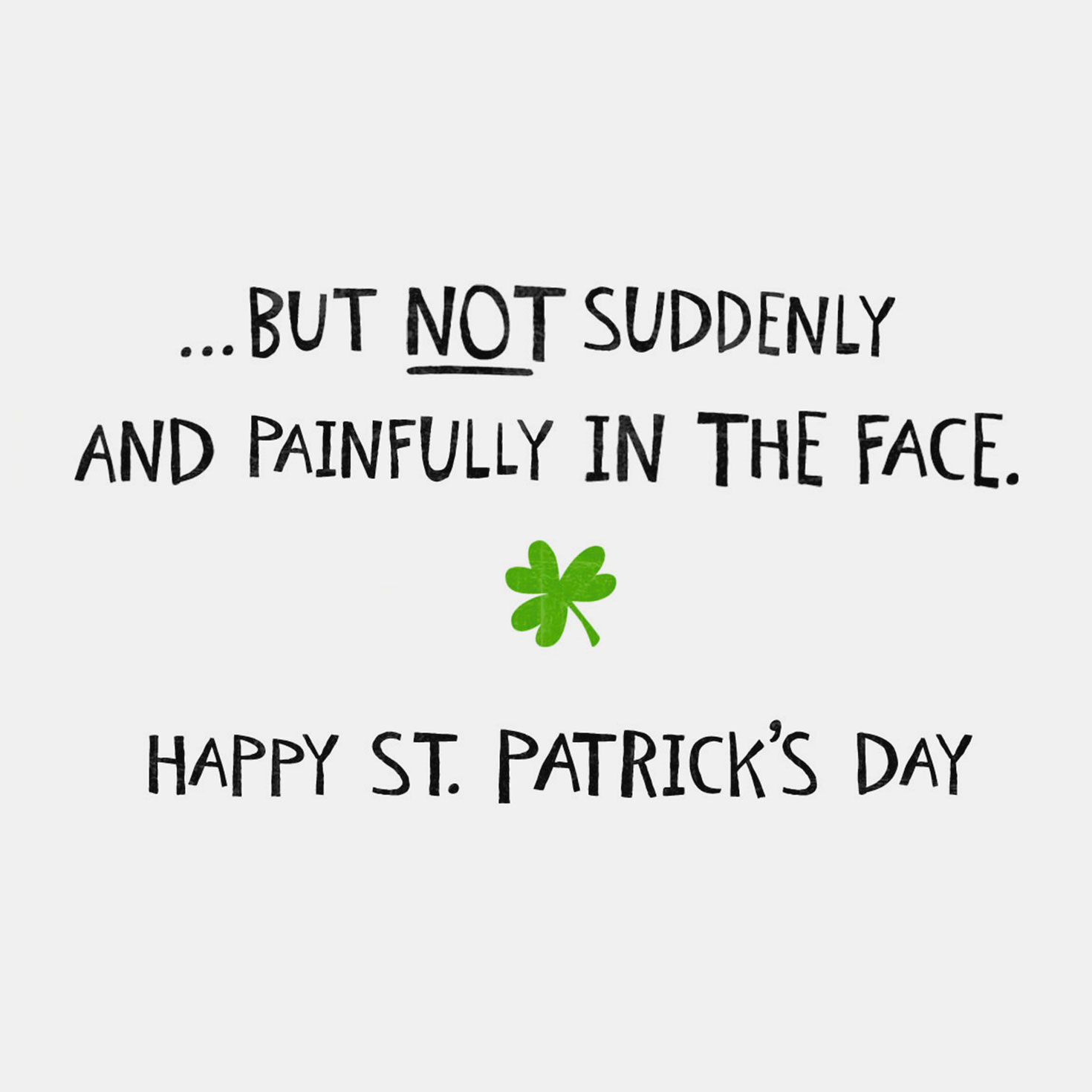 May the Road Rise Up Funny St. Patrick's Day Card, , large image number 2