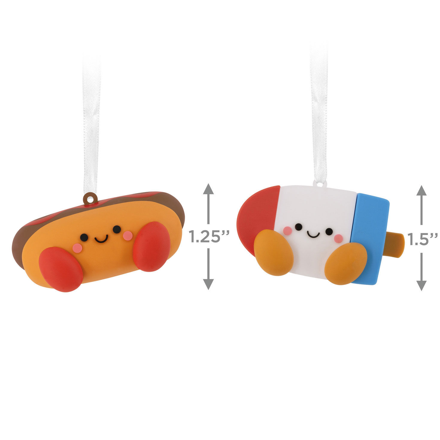 Better Together Hot Dog and Freeze Pop Magnetic Hallmark Ornaments, Set of 2, , large image number 3