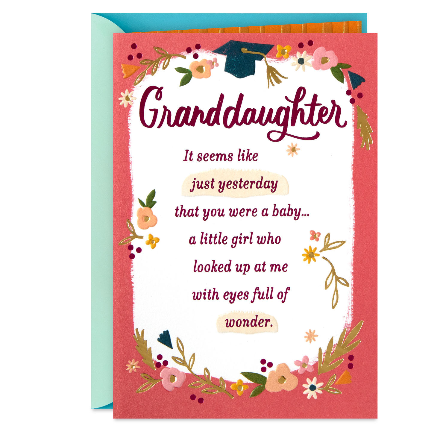 Full of Wonder Graduation Card for Granddaughter