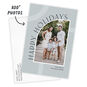 Modern Arch on Blue Flat Holiday Photo Card, , large image number 2