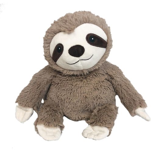 Warmies Heatable Scented Sloth Stuffed Animal, 13", 