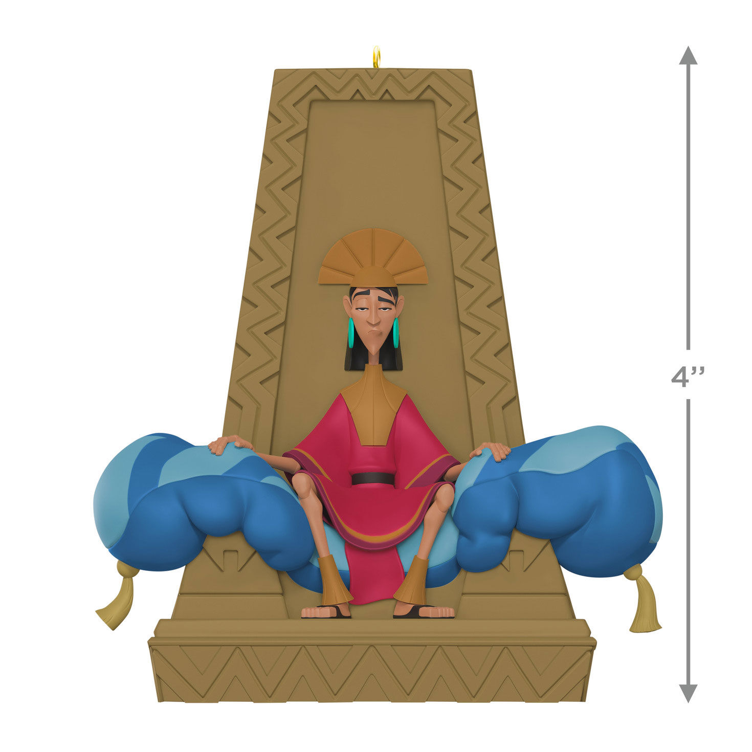 Emperor's New Groove Kuzco Keepsake Ornament measurement image number 3