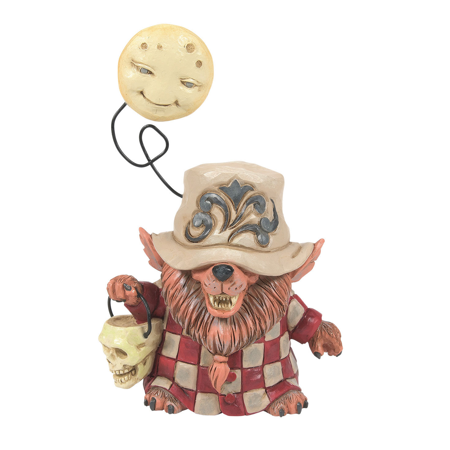 Jim Shore Heartwood Creek Werewolf With Moon Figurine, 5.1"