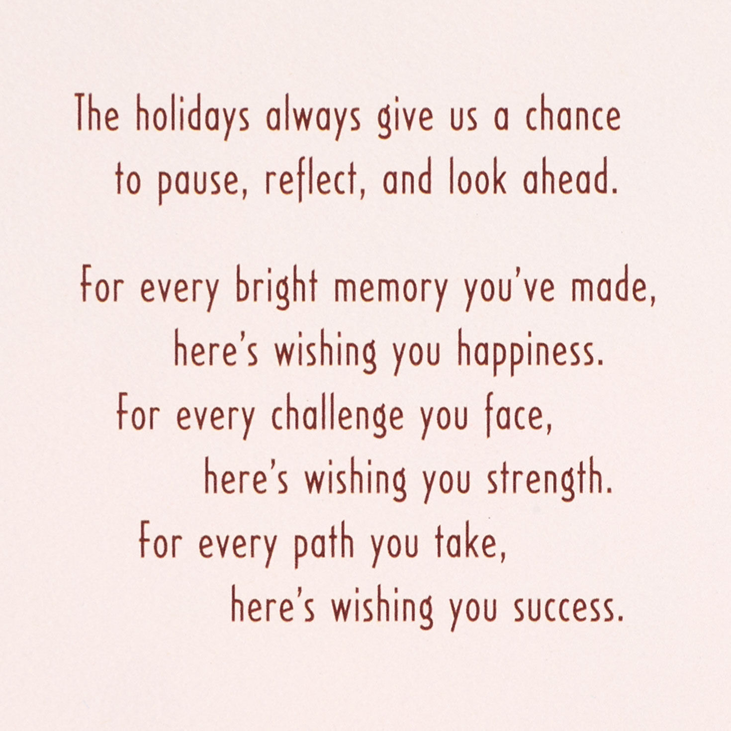 Pine Boughs and Red Plaid Son Christmas Card Sentiment image number 2