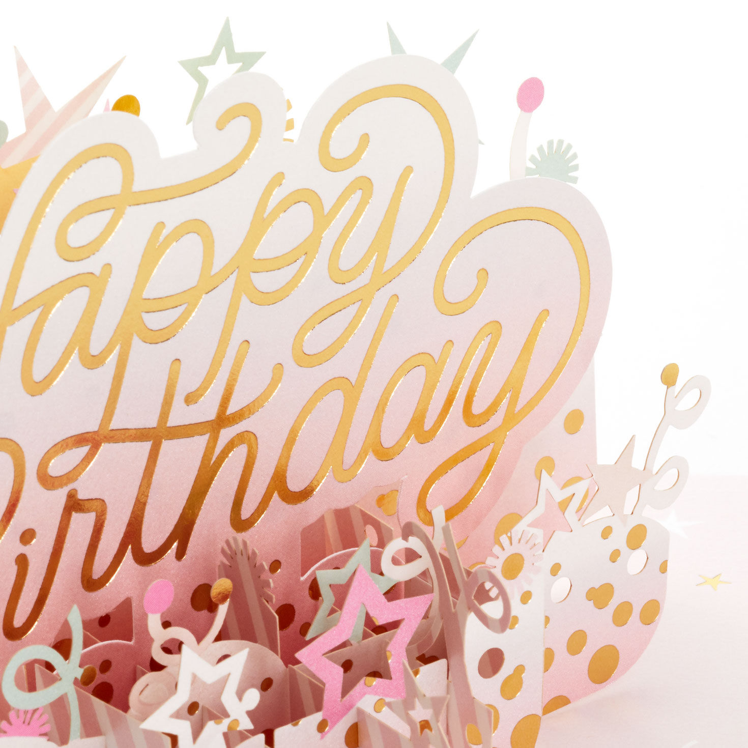 Here's to a Happy Year Ahead 3D Pop-Up Birthday Card for only USD 12.99 | Hallmark
