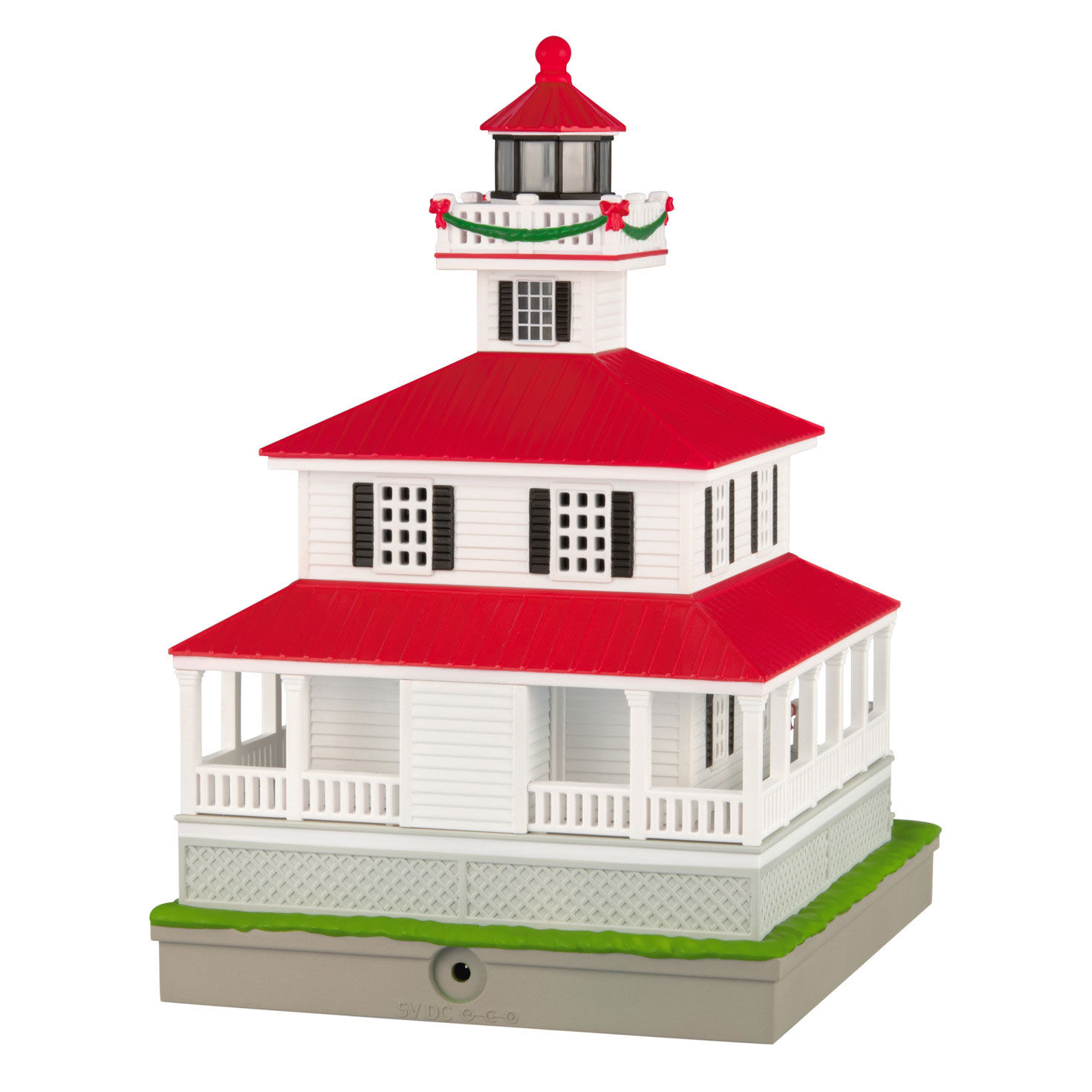 Holiday Lighthouse 2026 Keepsake Ornament Back image number 6