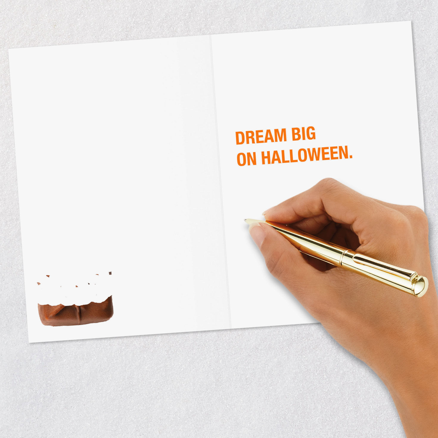 Chocolate Candy Bar Funny Halloween Card Signing card image number 6