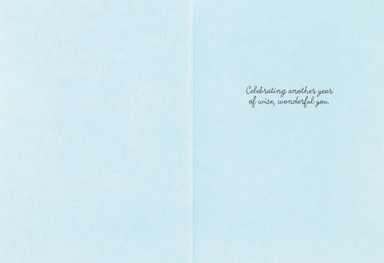 Wise Wonderful You Owl Birthday Card