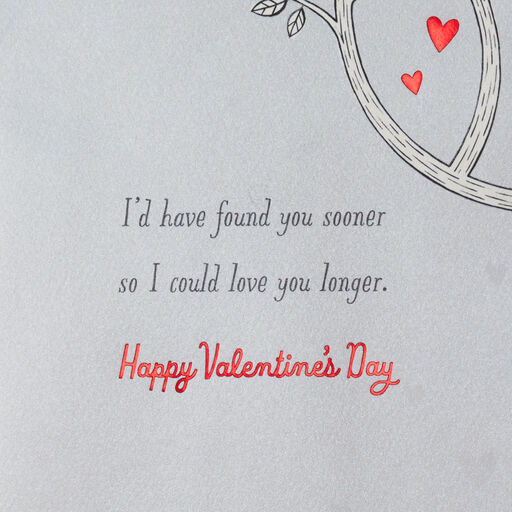 Cute Sloth Love You Longer Valentine's Day Card, 