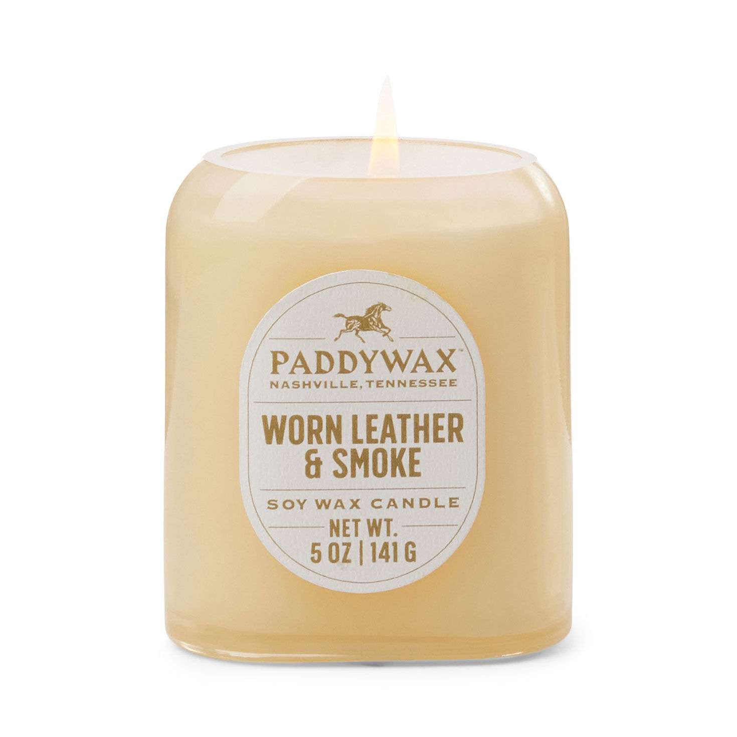 Paddywax Worn Leather and Smoke Vista Candle, 5 oz.
