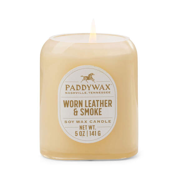 Paddywax Worn Leather and Smoke Vista Candle, 5 oz.