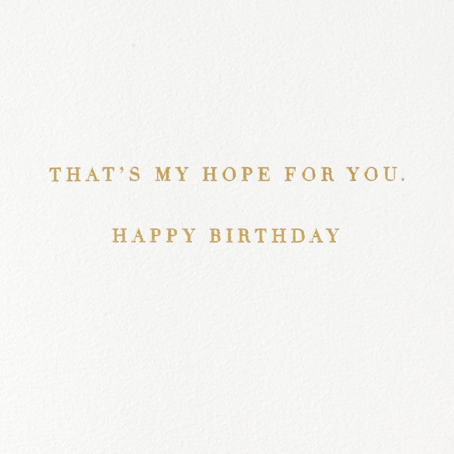 Gold Foil Letters Birthday Card sentiment image number 2