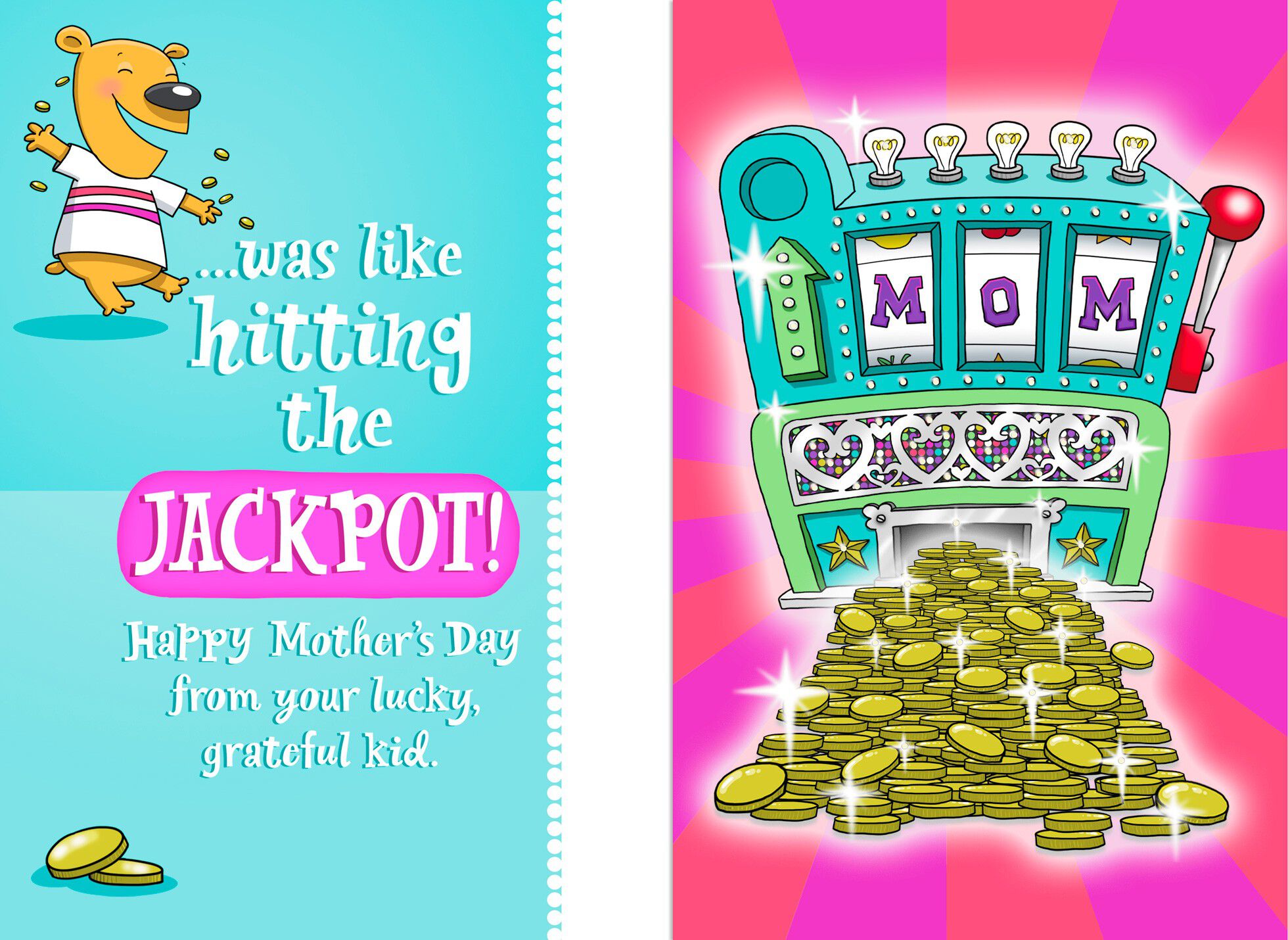 Hitting the Jackpot Mother’s Day Sound Card