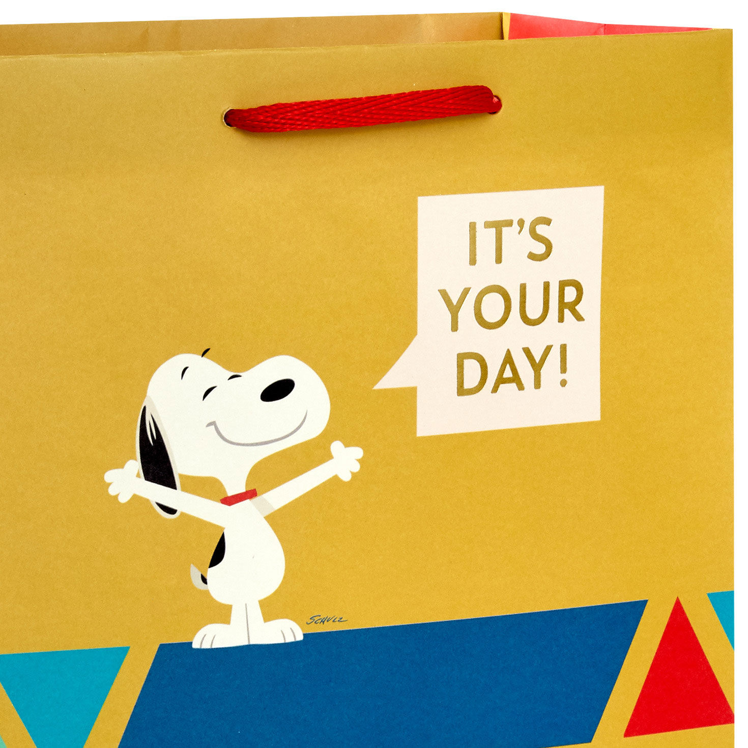 9.6" Peanuts® It's Your Day Medium Gift Bag for only USD 3.99 | Hallmark