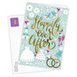 Happily Ever After Symbols Personalized Wedding Card Card Front with Envelope image number 2