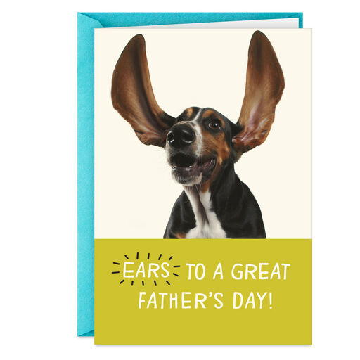Ears to You Funny Father's Day Card for Dad, 