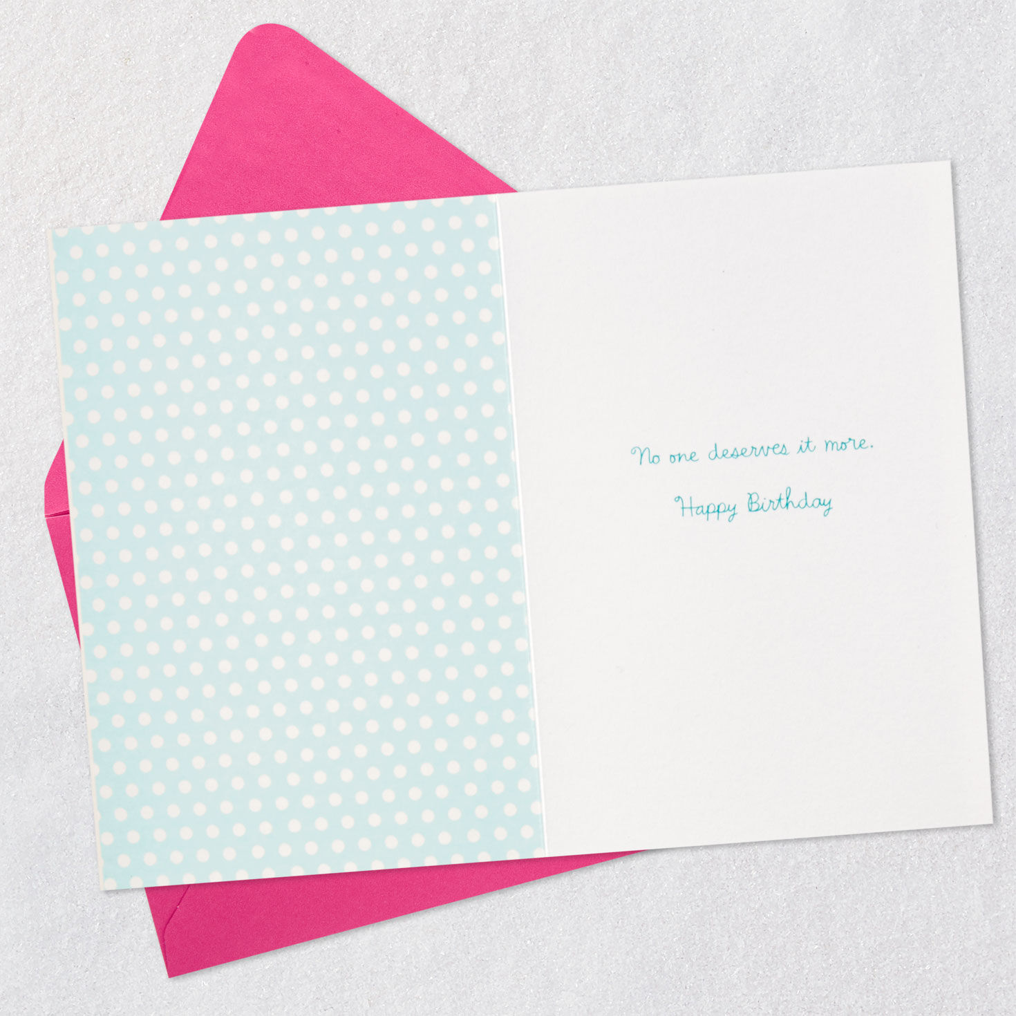 Cake Display and Flowers Birthday Card Open card with envelope image number 3