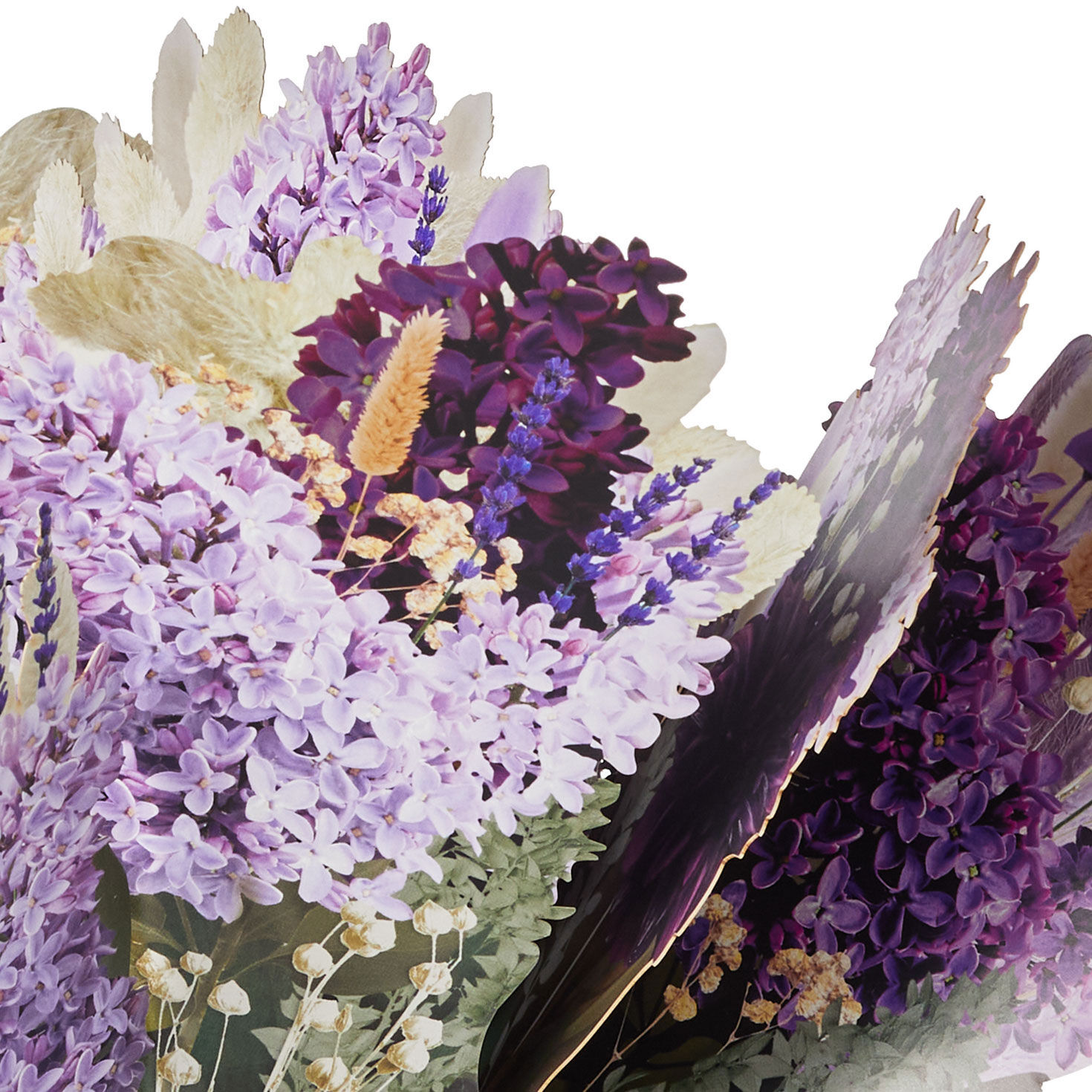 Build-a-Bouquet Purple and White Pop-Up Paper Flowers, Purple and White Flowers, large image number 4