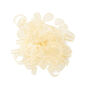 White and Gold Sheer Curly Ribbon Bow, 7.5", White & Gold, large image number 1