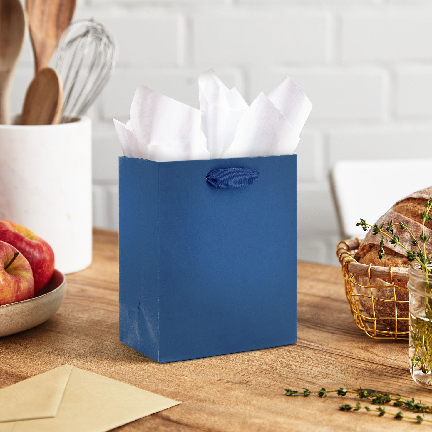 6.5" Solid Navy Blue Small Gift Bag for only USD 2.49 | Hallmark