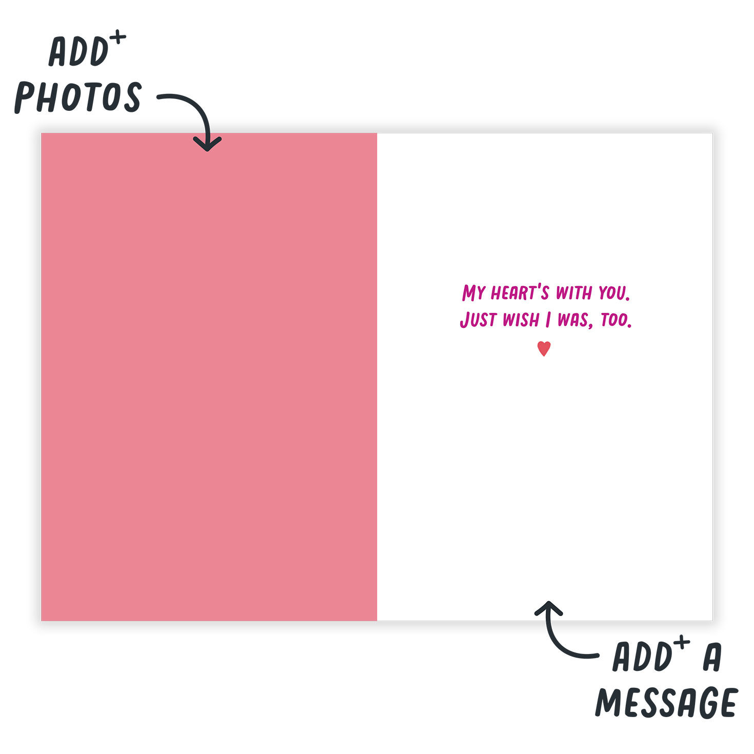 My Heart's With You Miss You eCard, , large image number 3