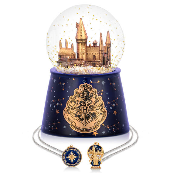 Charmed Aroma Harry Potter Hogwarts Snow Globe Candle With Necklace, , large image number 1