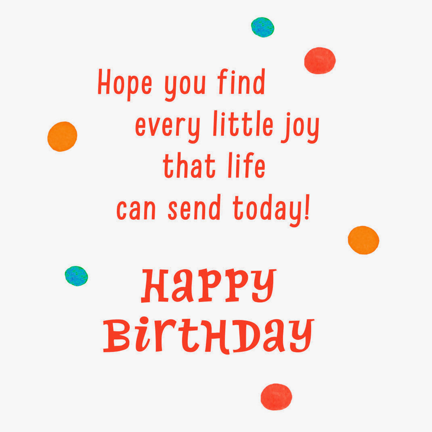 Colorful Party Hats Happy Birthday Card Sentiment image number 2
