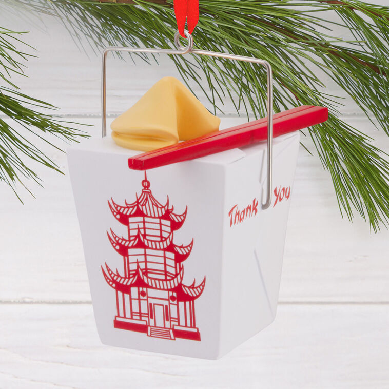 Takeout Food Box Hallmark Ornament, , large image number 2