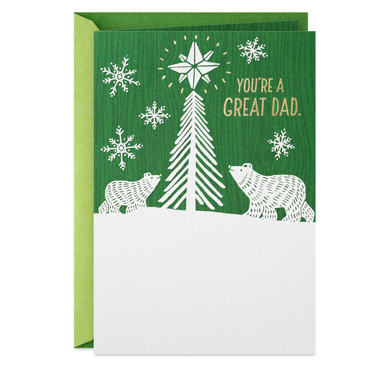 You're a Great Dad Christmas Card