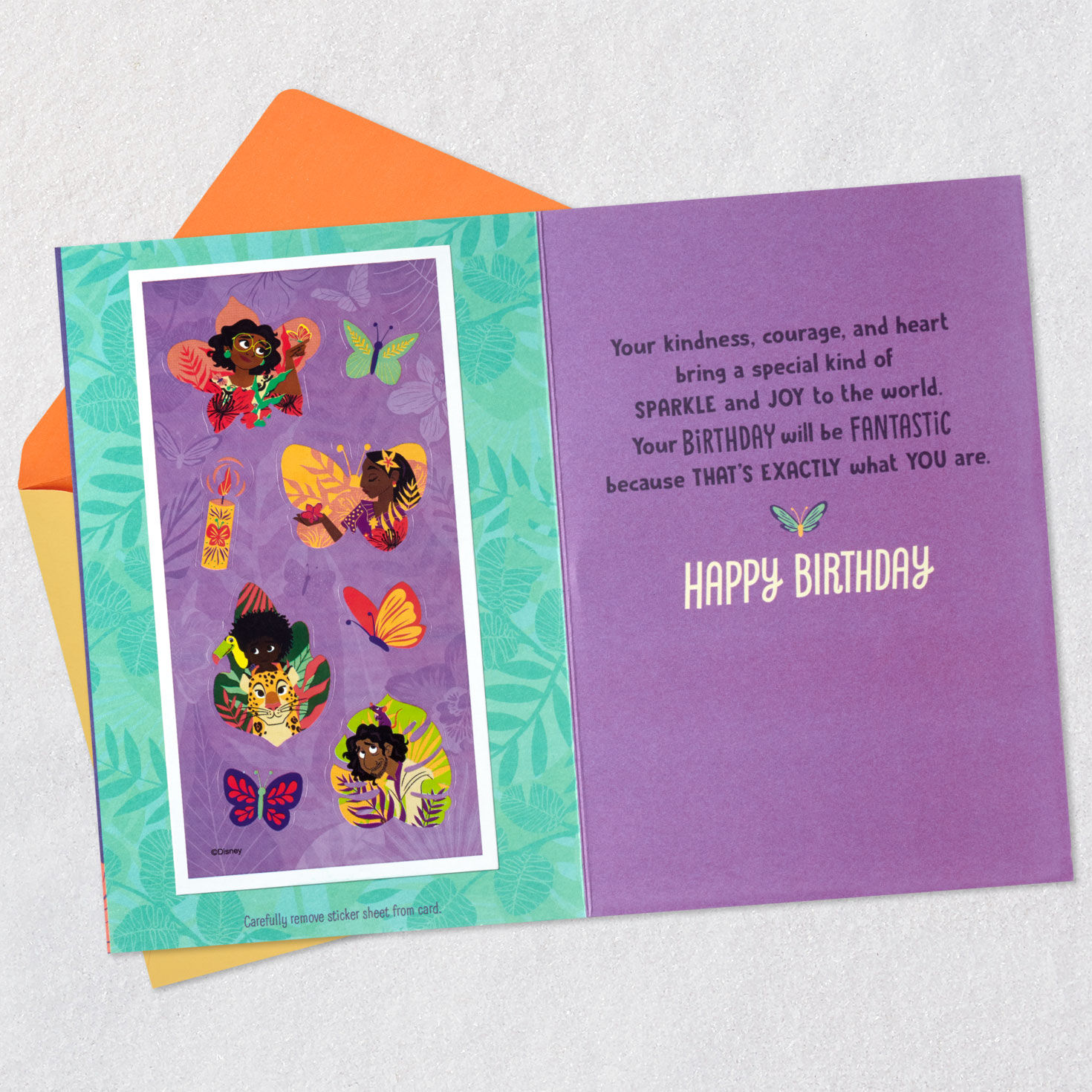 Disney Encanto Mirabel Birthday Card for Granddaughter With Stickers for only USD 4.59 | Hallmark