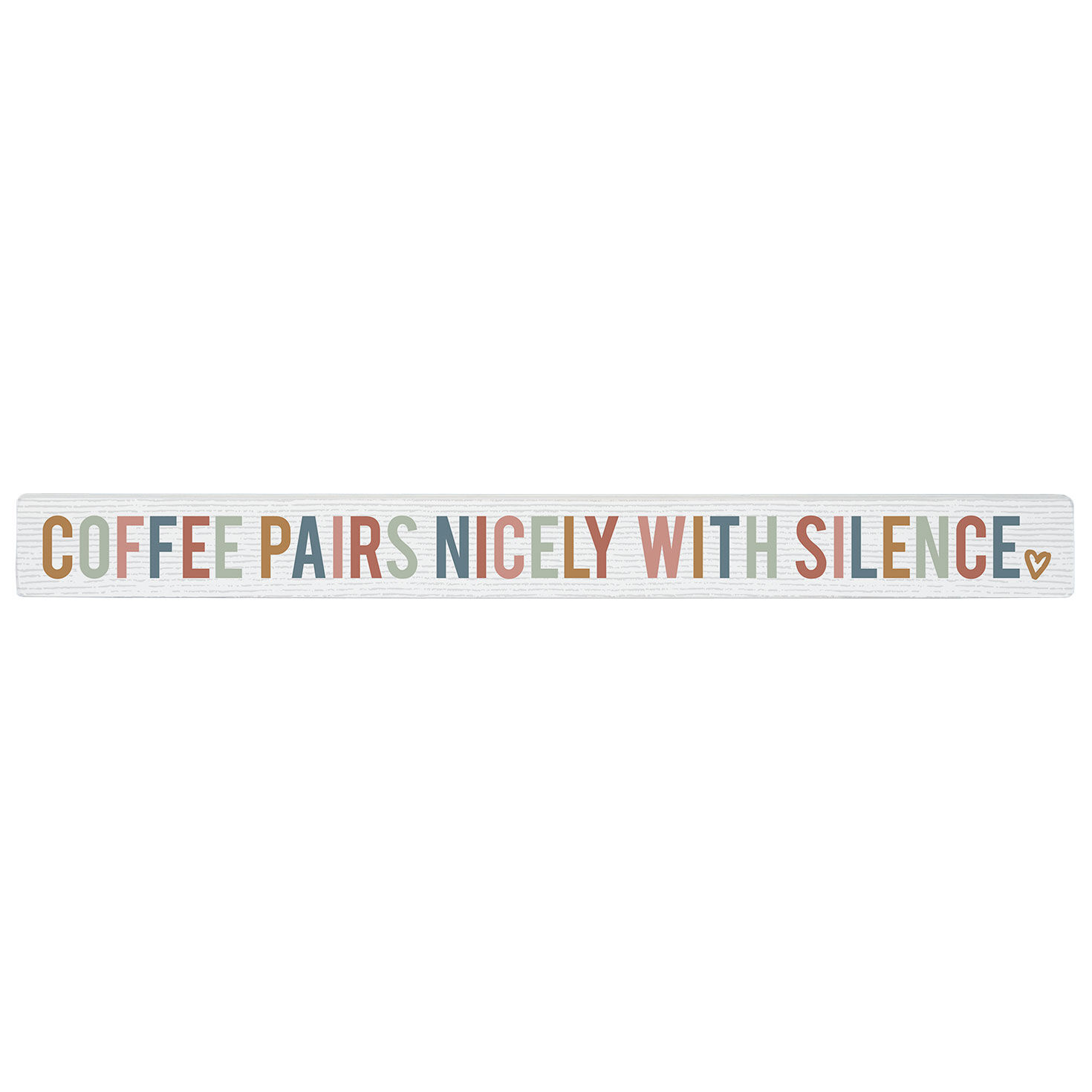 Sincere Surroundings Coffee and Silence Wood Quote Sign for only USD 12.99 | Hallmark