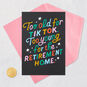 Colorful Lettering Funny Birthday Card Card Front with Envelope and Gold Seal image number 5