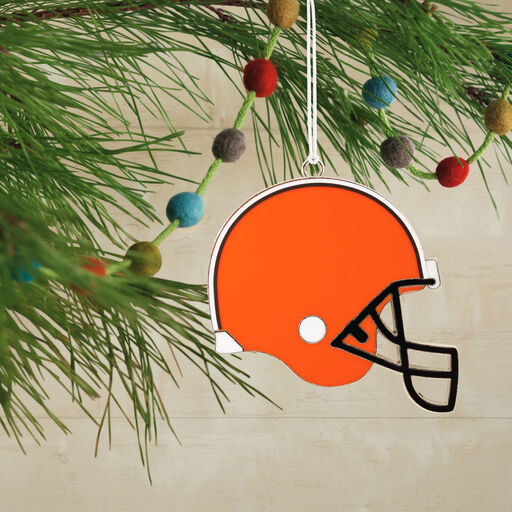 NFL Cleveland Browns Football Helmet Metal Hallmark Ornament, 