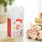 6.5" Painted Hearts Valentine's Day Gift Bag, , large image number 2