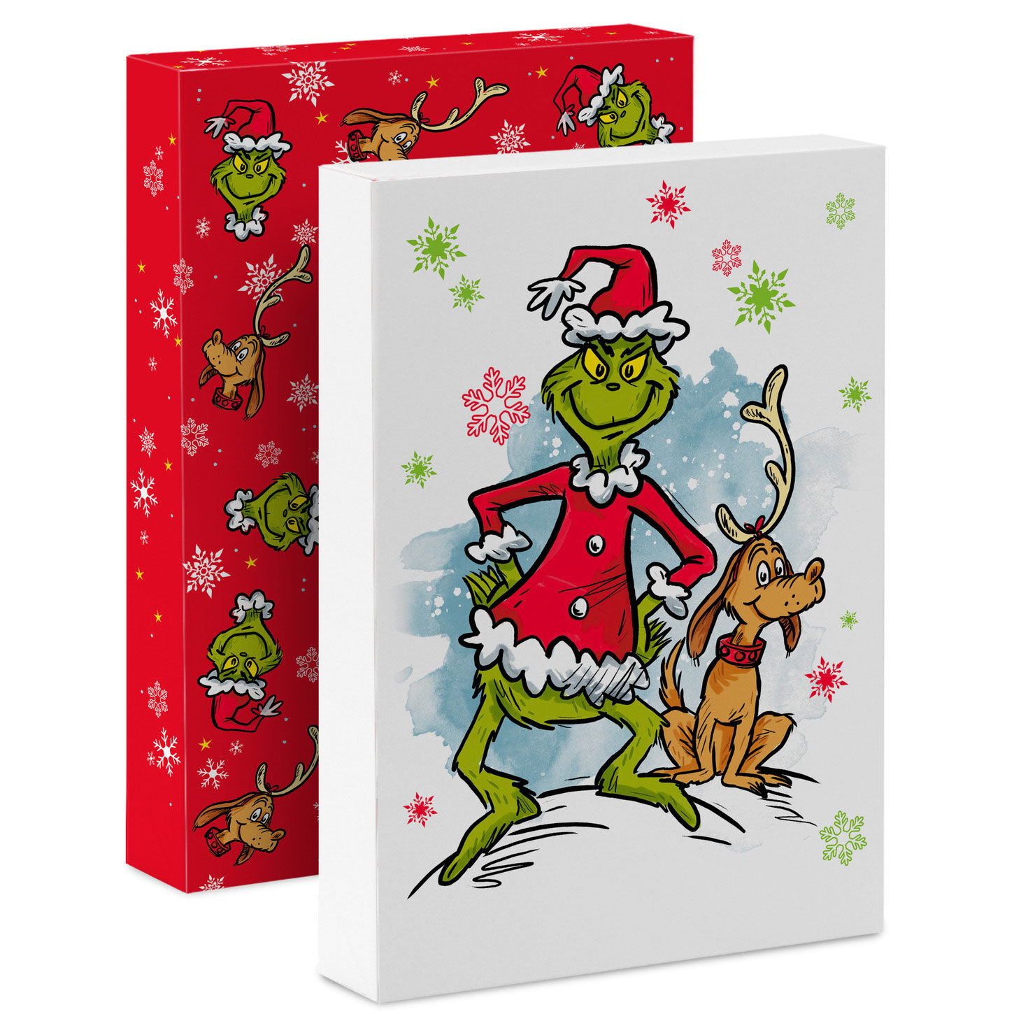 Dr. Seuss's How the Grinch Stole Christmas!™ Red and White 4-Pack Medium Christmas Gift Boxes
