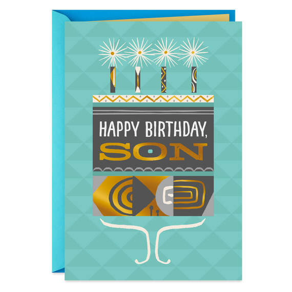 You Are Loved and Celebrated Birthday Card for Son