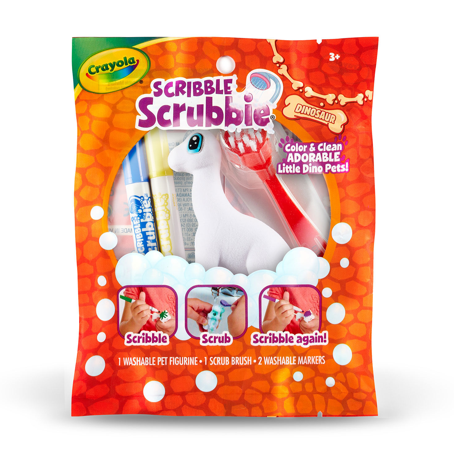 Crayola Scribble Scrubbie Dinosaur Coloring Set, , large image number 3